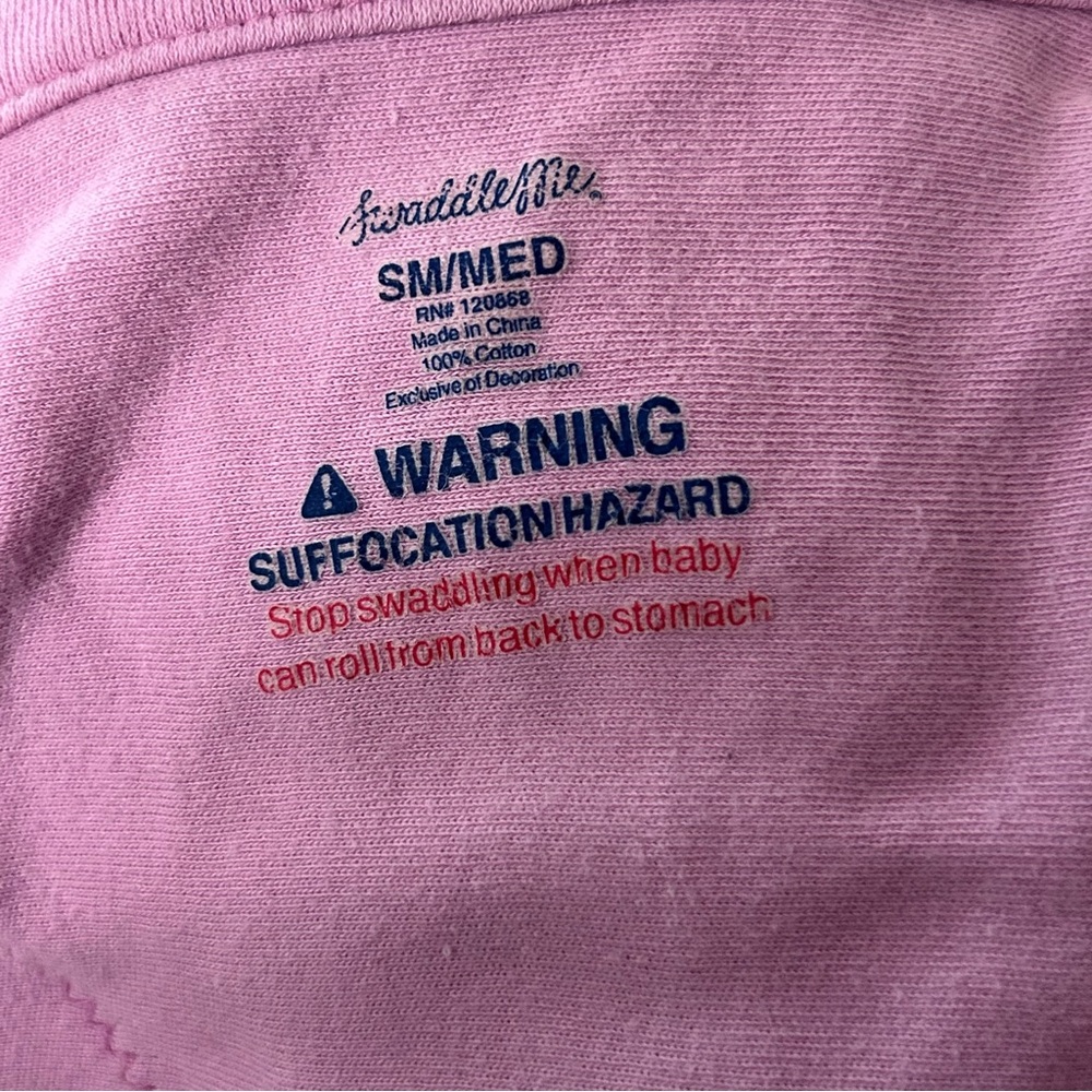 SwaddleMe Baby Sleep Sack Sm/Med Purple/Pink - Picture 5 of 5